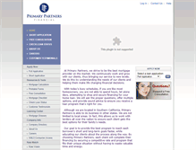 Tablet Screenshot of primary-partners.com